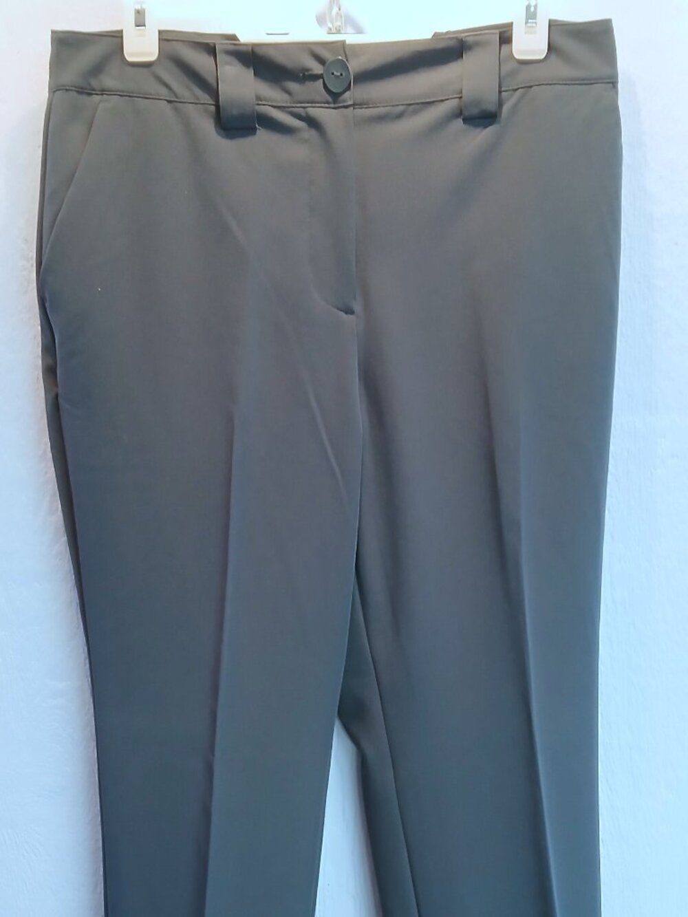 Worthington Dress Trousers, Straight Leg, Teal Blue